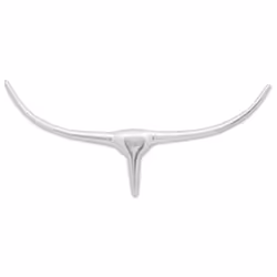 vidaXL Wall Mounted Aluminium Bull's Head Decoration Silver 72cm Decoration - Additional view 2