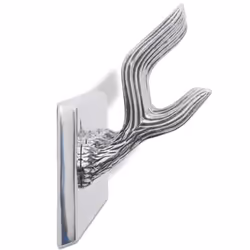 vidaXL Wardrobe Hook Aluminium Silver Coat Rack Hat Tie Wall Hanger Holder