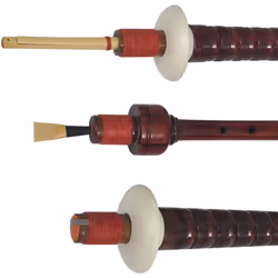 Scottish Great Highland Bagpipe Set Wind Instrument Sheesham Rosewood 2 Colours - red - Additional view 2