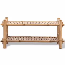 VidaXL Bamboo Shoe Rack - Additional view 2
