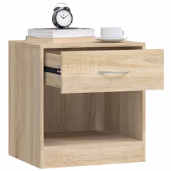 VidaXL 242546 nightstand/bedside table Oak - Additional view 5