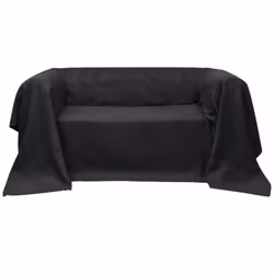 vidaXL Micro-suede Couch Slipcover Anthracite 210x280cm Sofa Cover Protector