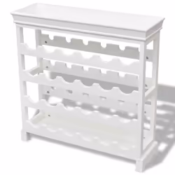 VidaXL 242438 wine rack MDF, Wood White - Additional view 4