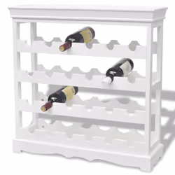 VidaXL 242438 wine rack MDF, Wood White - Additional view 6
