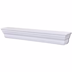 vidaXL 2x Wall Shelves Aaliyah White Display Decor Ornament CD Storage Unit