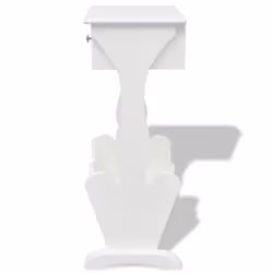 VidaXL Magazine Rack White - Additional view 5