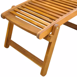 VidaXL 41806 outdoor chair Terrace Padded seat Acacia wood - Additional view 6