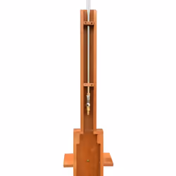 vidaXL Outdoor Shower Eucalyptus Wood Steel Camping Poolside Showering Stand