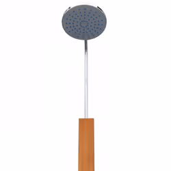 vidaXL Outdoor Shower Eucalyptus Wood Steel Camping Poolside Showering Stand - Additional view 4