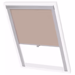 vidaXL Blackout Roller Blinds for Roof Window Beige P06/406 Protector