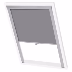 vidaXL Blackout Roller Blind Home Office Window Curtain Shade Blind Drape - grey, s08/608