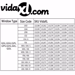 vidaXL Blackout Roller Blinds for Roof Window White 102 Protector Cover - Additional view 6