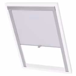 vidaXL Blackout Roller Blind Home Office Window Curtain Shade Blind Drape - white, s08/608