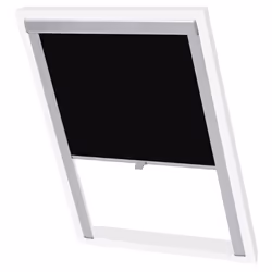 vidaXL Blackout Roller Blinds for Roof Window Black S08/608 Protector