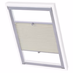 vidaXL Pleated Blinds Cream U08/808 Window Blackout Roller Sunscreen Shade