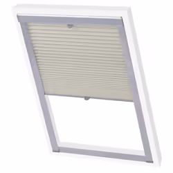 vidaXL Pleated Blinds Cream U08/808 Window Blackout Roller Sunscreen Shade