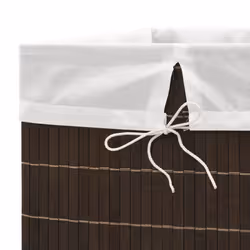 VidaXL 242726 laundry basket Rectangular Bamboo Brown - Additional view 6