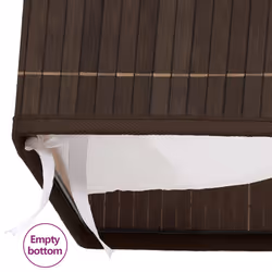 VidaXL 242726 laundry basket Rectangular Bamboo Brown - Additional view 7