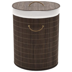 VidaXL 242728 laundry basket Oval Bamboo Brown