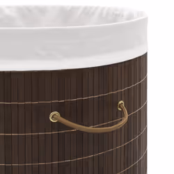 VidaXL 242728 laundry basket Oval Bamboo Brown - Additional view 5