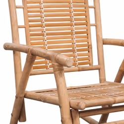 vidaXL Rocking Chair Bamboo Living Room Indoor Outdoor Furniture Relaxing Seat - Additional view 6