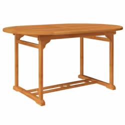 vidaXL 7 Piece Outdoor Dining Set Wood with Extendable Table Folding Chair - Additional view 5