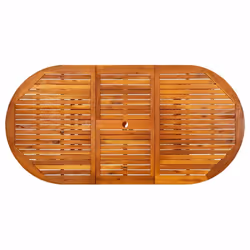 vidaXL Solid Wood Acacia Garden Table Patio Outdoor Dining Table Furniture - Additional view 8