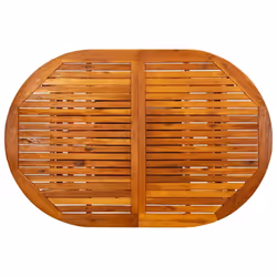 vidaXL Solid Wood Acacia Garden Table Patio Outdoor Dining Table Furniture - Additional view 9