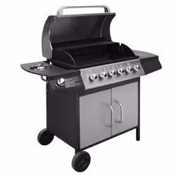VidaXL 41907, 12000 W, Barbecue, Natural gas, Outdoor, Low-calorific gas (L-gas), 7 zone(s)