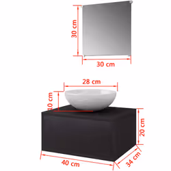 VidaXL 272225 bathroom furniture set - Additional view 8