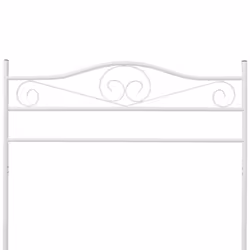 vidaXL Clothing Rack White Steel Rail Garment Stand Dress Coat Hanging Holder
