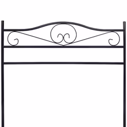 VidaXL Clothing Rack Black Steel