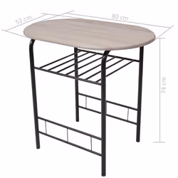 VidaXL 243001 kitchen/dining room furniture set Oval - Additional view 8
