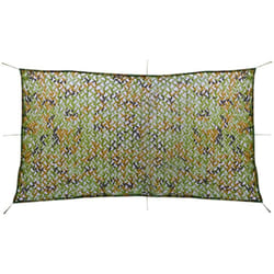 vidaXL Camouflage Netting with Storage Hunting Cover Shooting Hunting Shelter - green, 150 x 300 cm