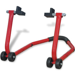 Motorcycle/Dirt Bike Paddock Rear Stand Easy Lifting U-shaped with 2 Castors