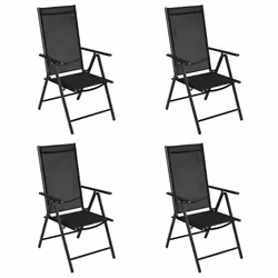 VidaXL 41731 outdoor chair Terrace Polyester, Polyvinyl chloride (PVC) Black - Additional view 2