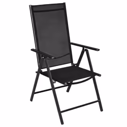 VidaXL 41731 outdoor chair Terrace Polyester, Polyvinyl chloride (PVC) Black - Additional view 3