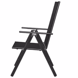 VidaXL 41731 outdoor chair Terrace Polyester, Polyvinyl chloride (PVC) Black - Additional view 4
