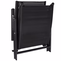 VidaXL 41741 outdoor chair Lounge Padded seat Polyester, Polyvinyl chloride (PVC) Black - Additional view 5