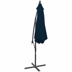 vidaXL Cantilever Garden Parasol Sunshade Outdoor Umbrella Patio Canopy Blue