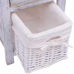 VidaXL 242867 nightstand/bedside table White - Additional view 6