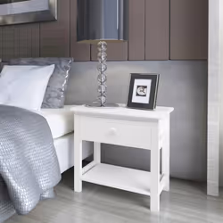 VidaXL 242871 nightstand/bedside table White