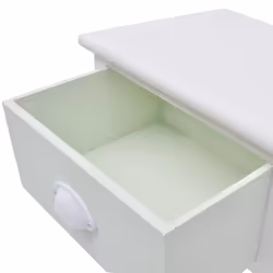 vidaXL 2x French Bedside Cabinets Wood Bedroom Nightstand Side Table Furniture - Additional view 4