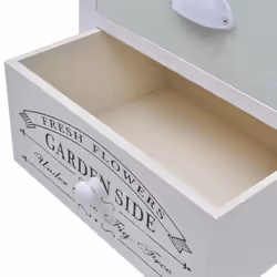 vidaXL 2x French Bedside Cabinets Wood Bedroom Nightstand Side Table Furniture - Additional view 5