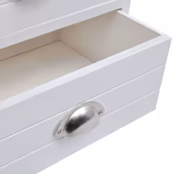 2 pcs French Bedside Cabinets Storage Table Nightstand Bedroom Telephone Stand - Additional view 4