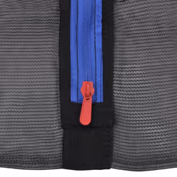 vidaXL Safety Net PE Black for 3.05m Round Trampoline Kids Play Enclosure Mesh