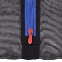 vidaXL Safety Net PE Black for 4.57m Round Trampoline Enclosure Protector
