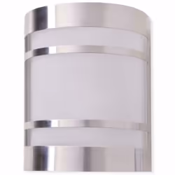vidaXL Outdoor Wall Light Stainless Steel Garden Patio Lighting Floodlight