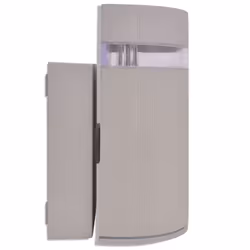 vidaXL Outdoor Semi-Cylindrical Wall Sconce Grey Aluminium Garden Light Lamp - Additional view 3