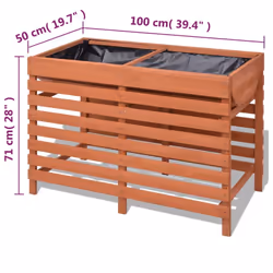 Vegetable Flower Fruit Planter Wood Garden Patio Balcony Kitchen Living Room - Additional view 3